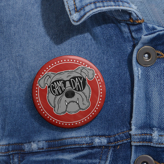 Game Day Bulldog Button 2.25" Button