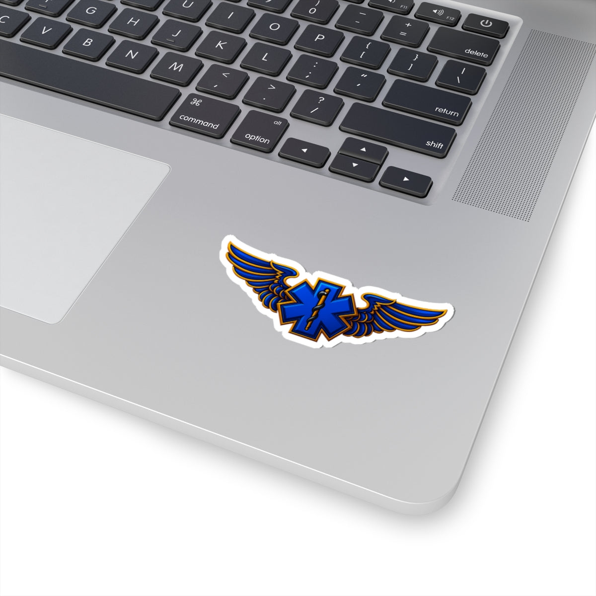 Stylish EMS Flight Wings Sticker - Perfect for Nurses, Medical Staff, Ambulance Lovers, Great Gift for Healthcare Workers, Laptop Decal