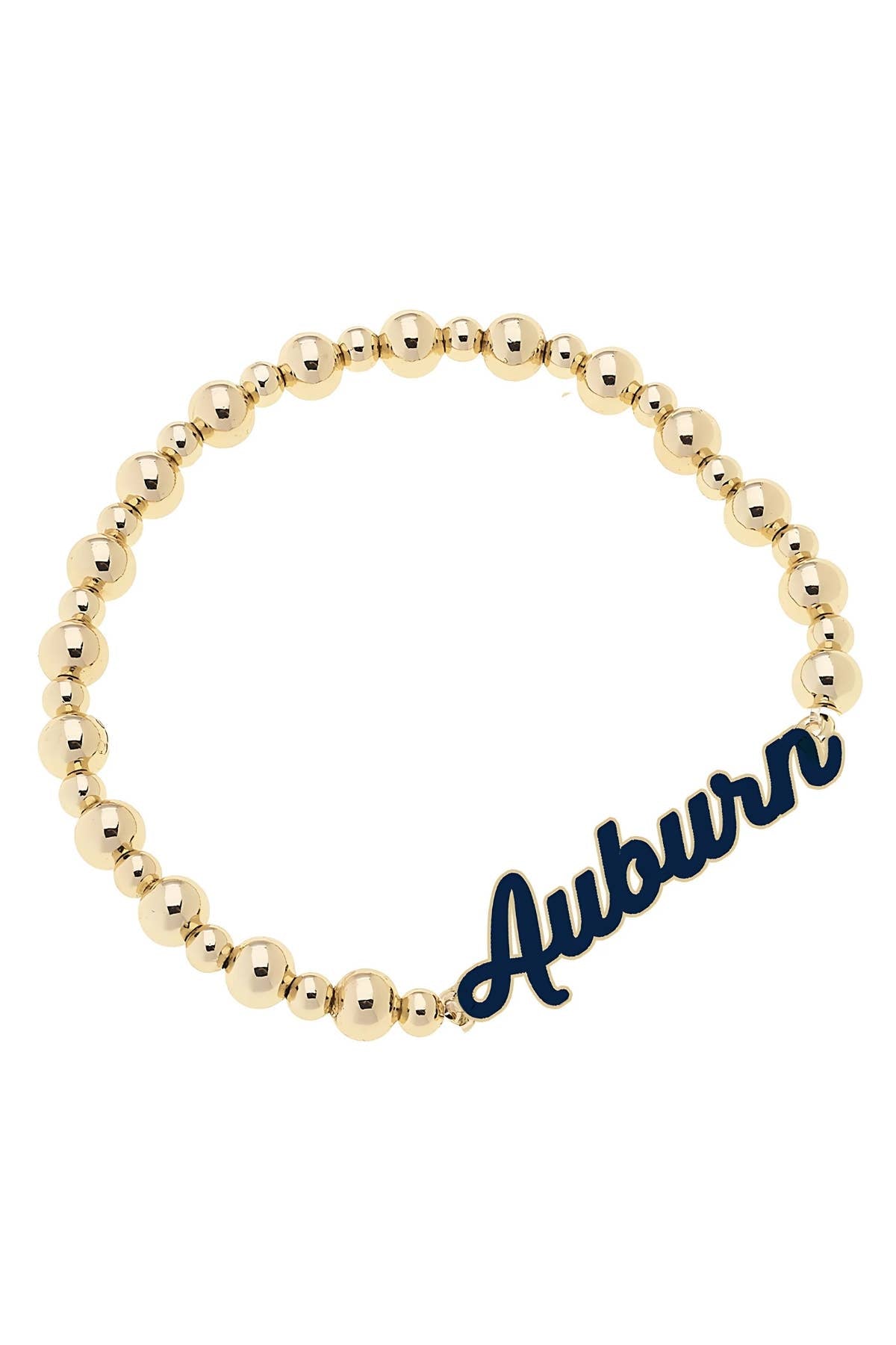 Auburn Tigers Autograph Enamel Stretch Bracelet