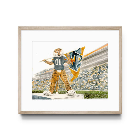 Auburn University Aubie Print, Collegiate, Game day