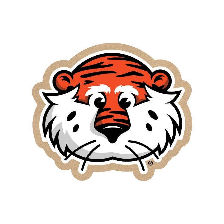 Aubie Wood Magnet – Officially Licensed | Rustic Auburn Decor | 4.5" x 4"