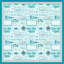 Zeta Tau Alpha Silk Scarf by Gracefully Made Art