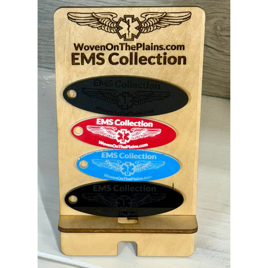30 Custom Engraved Acrylic Tags or Keychains - EMS Swag - Gifts - Key Chains