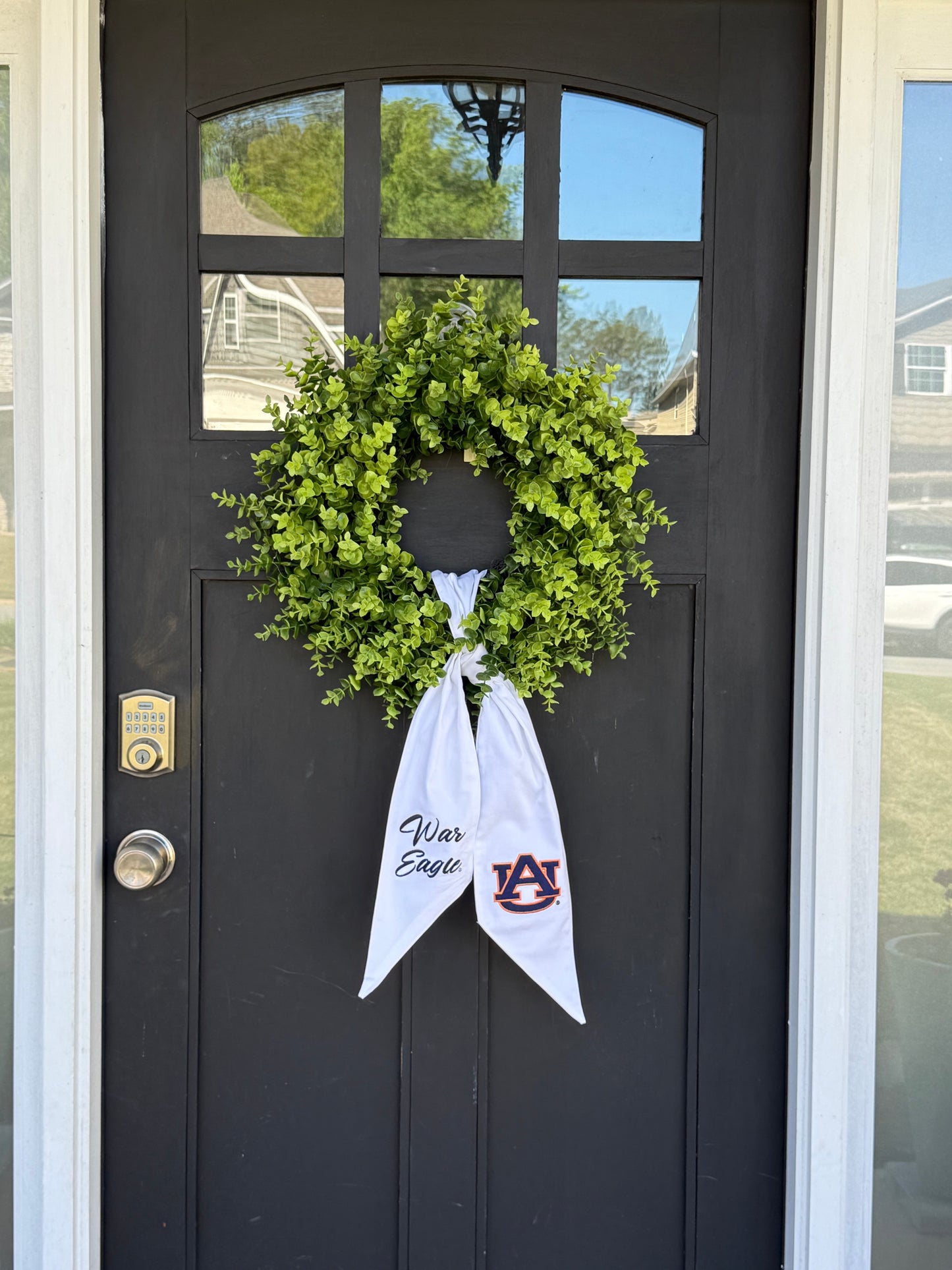 Auburn Logo Embroidered Wreath Sash