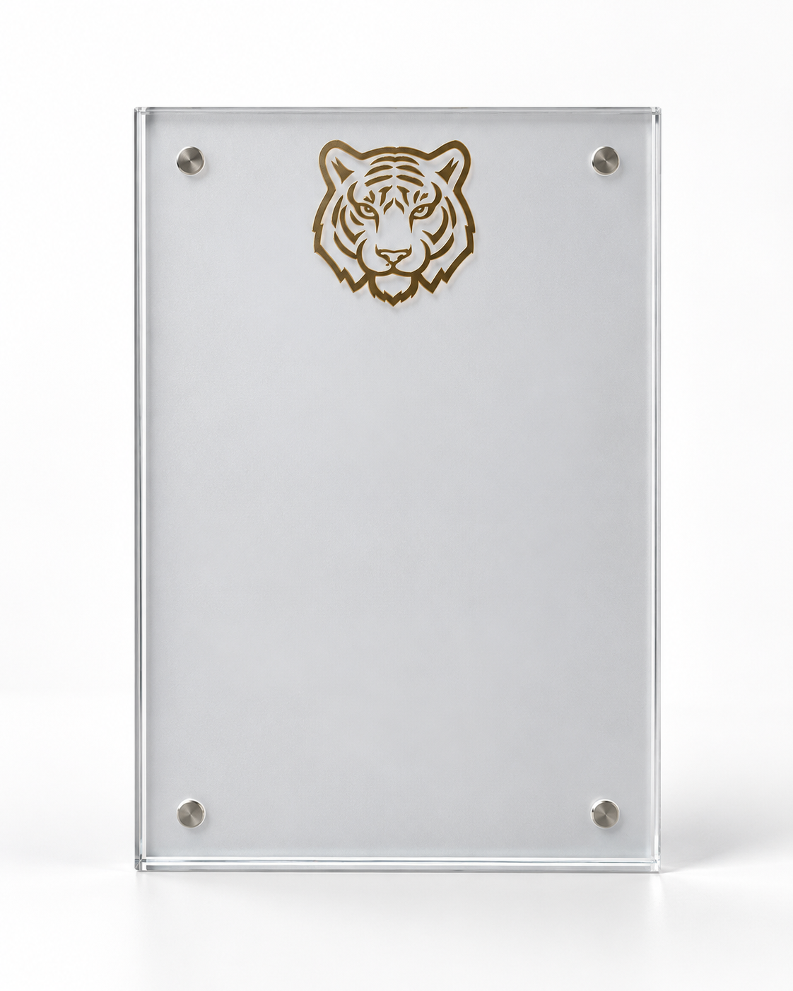 Tiger Vertical Gold 4x6 frame