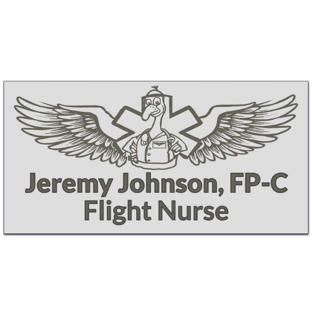 Thanksgiving Themed Flight Badge 2"x4"