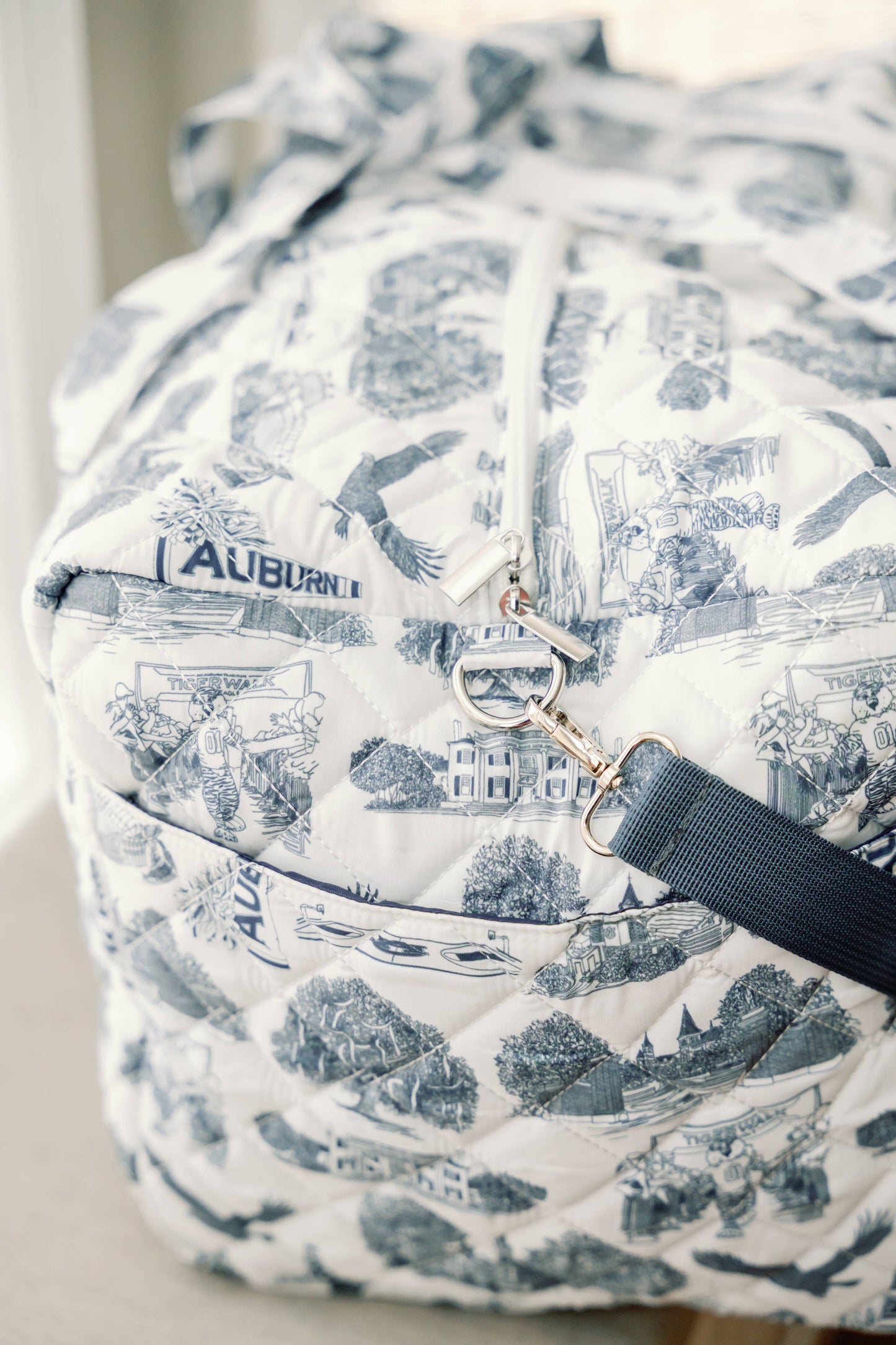 Auburn University Quilted Duffle | Officially Licensed Travel Bag