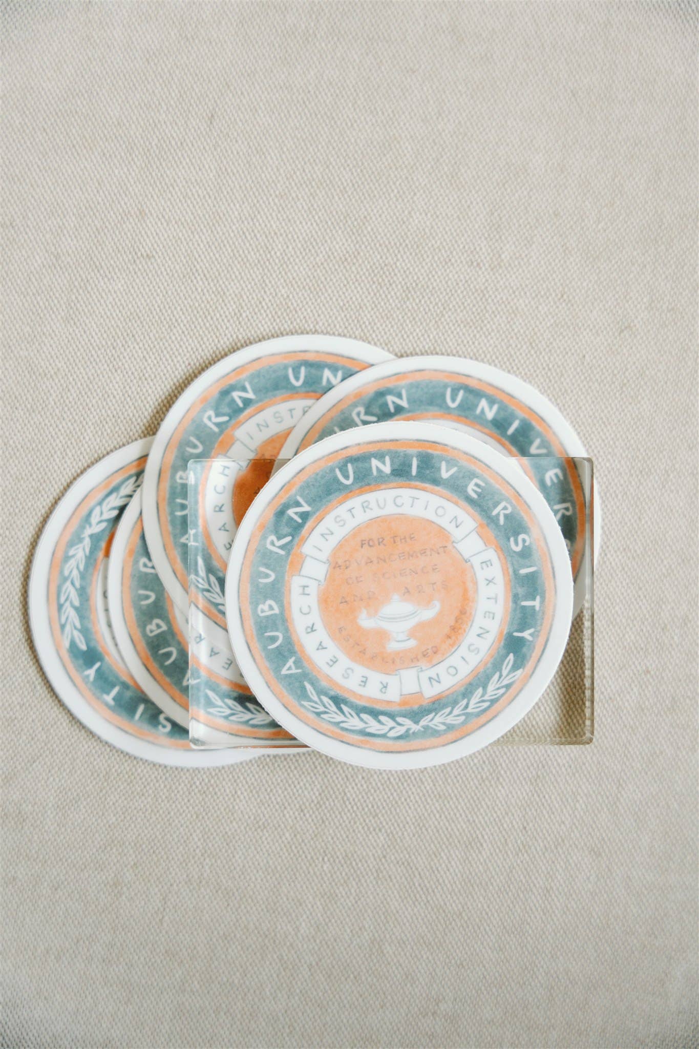 Auburn University Seal Sticker, Collegiate, Gameday