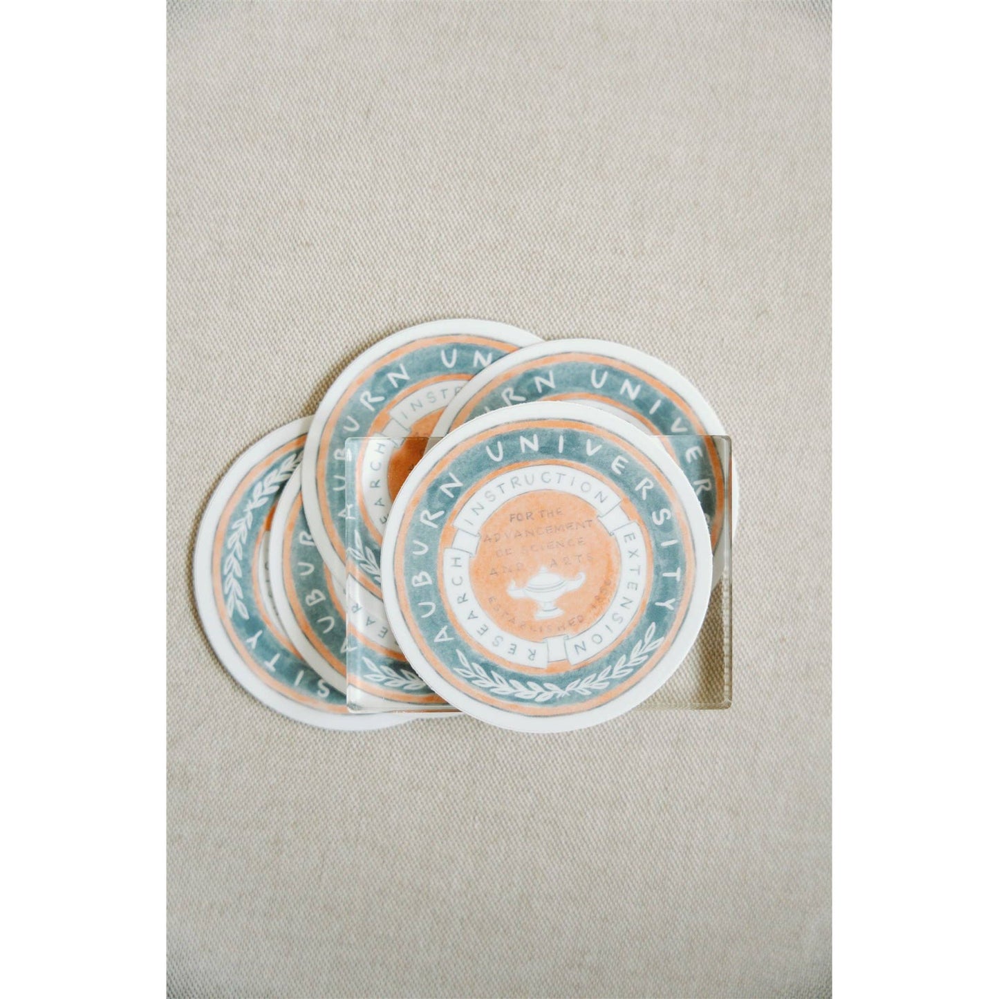 Auburn University Seal Sticker, Collegiate, Gameday