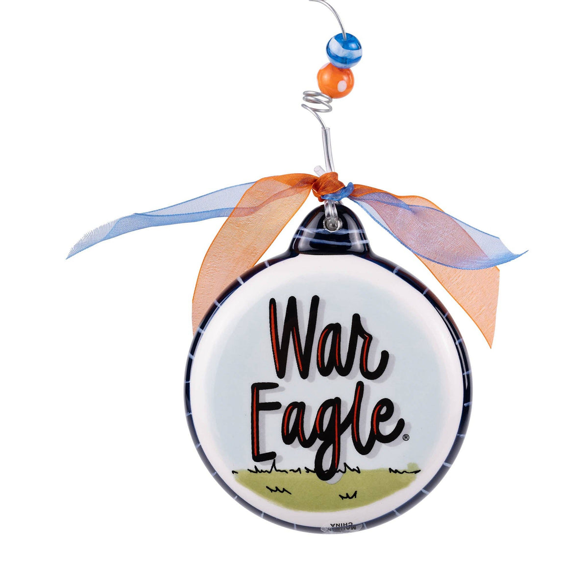 Auburn Mascot Puff Ornament