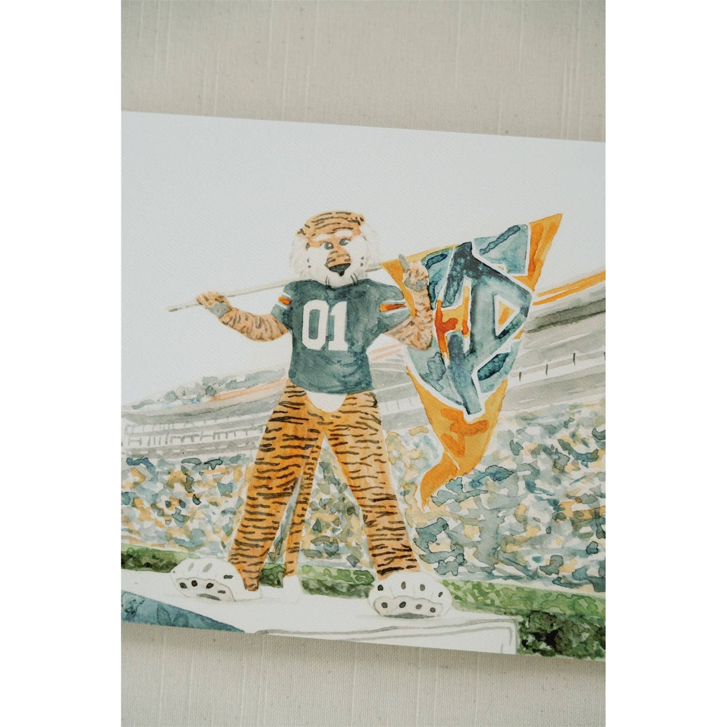 Auburn University Aubie Print, Collegiate, Game day