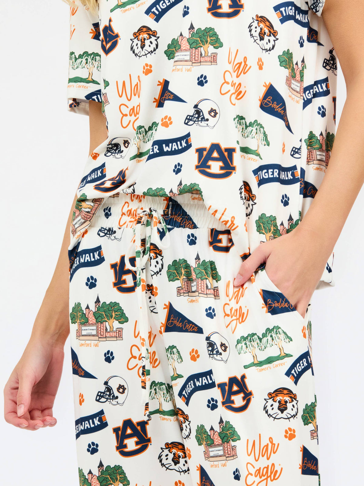 Women's Alli Pajama Pants Set | Auburn