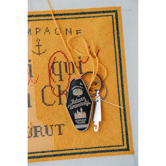 Auburn University Enamel Keychain, Collegiate