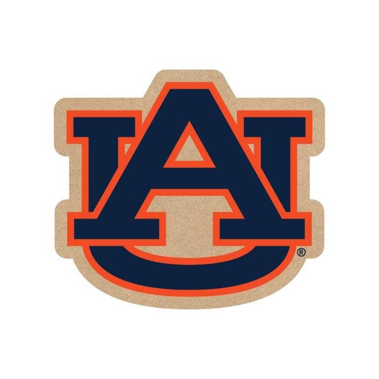 Auburn Logo Wood Magnet – Officially Licensed | Rustic Auburn Decor | 4.5" x 4"
