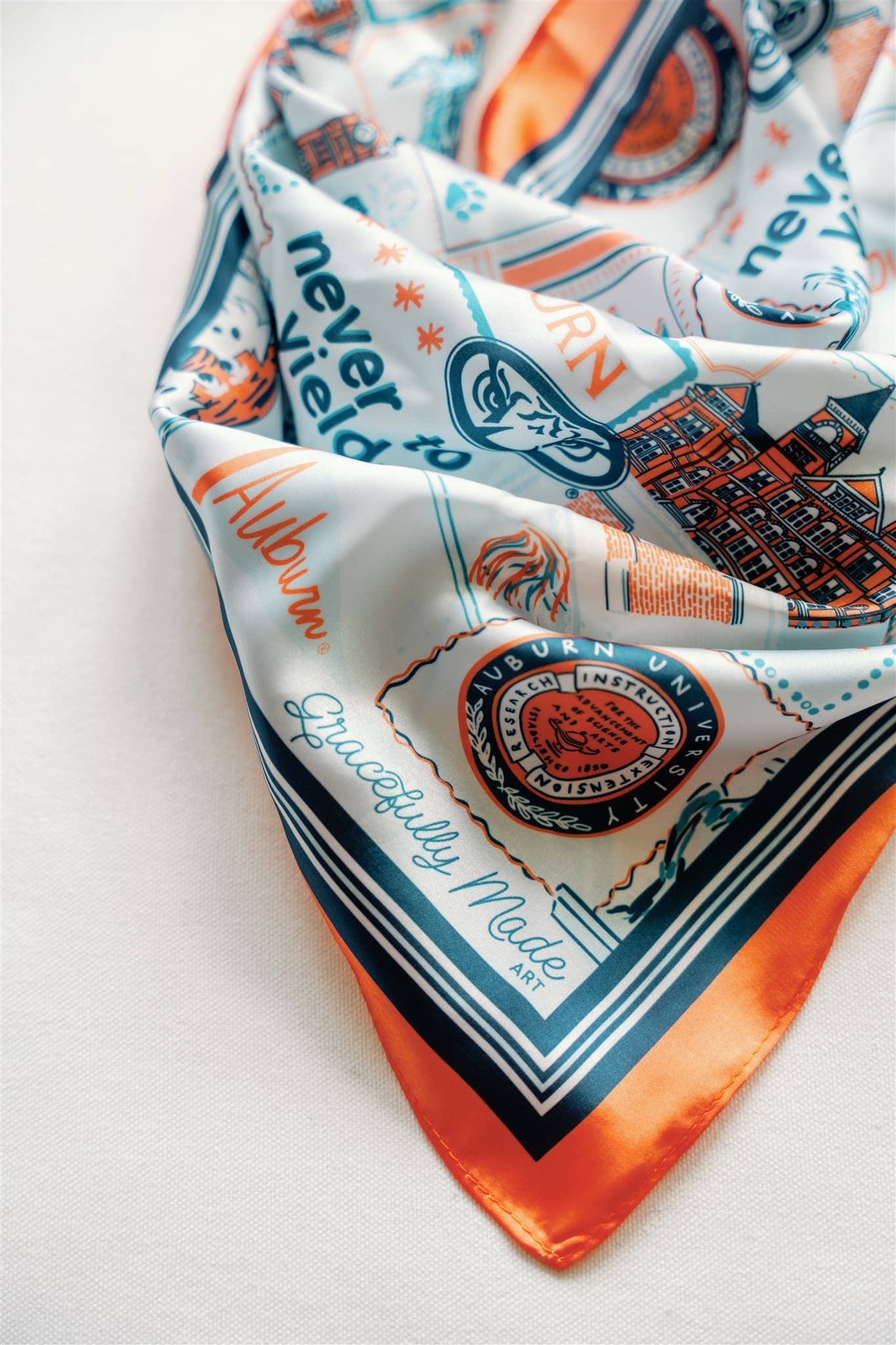 Auburn University Silk Scarf