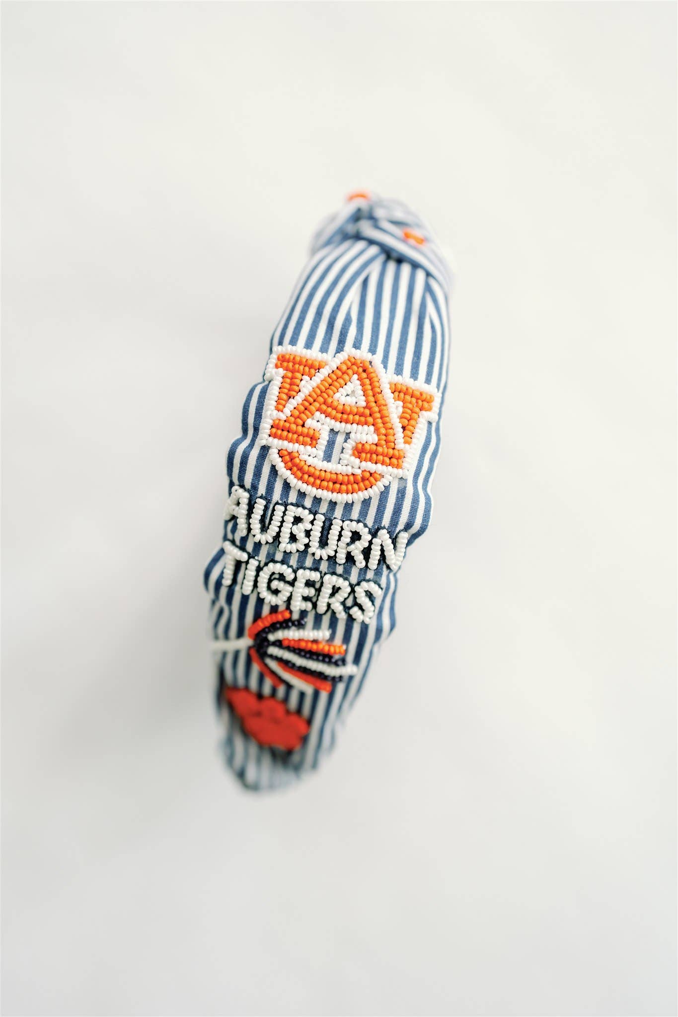 Gracefully Made Art Auburn University Striped Headband