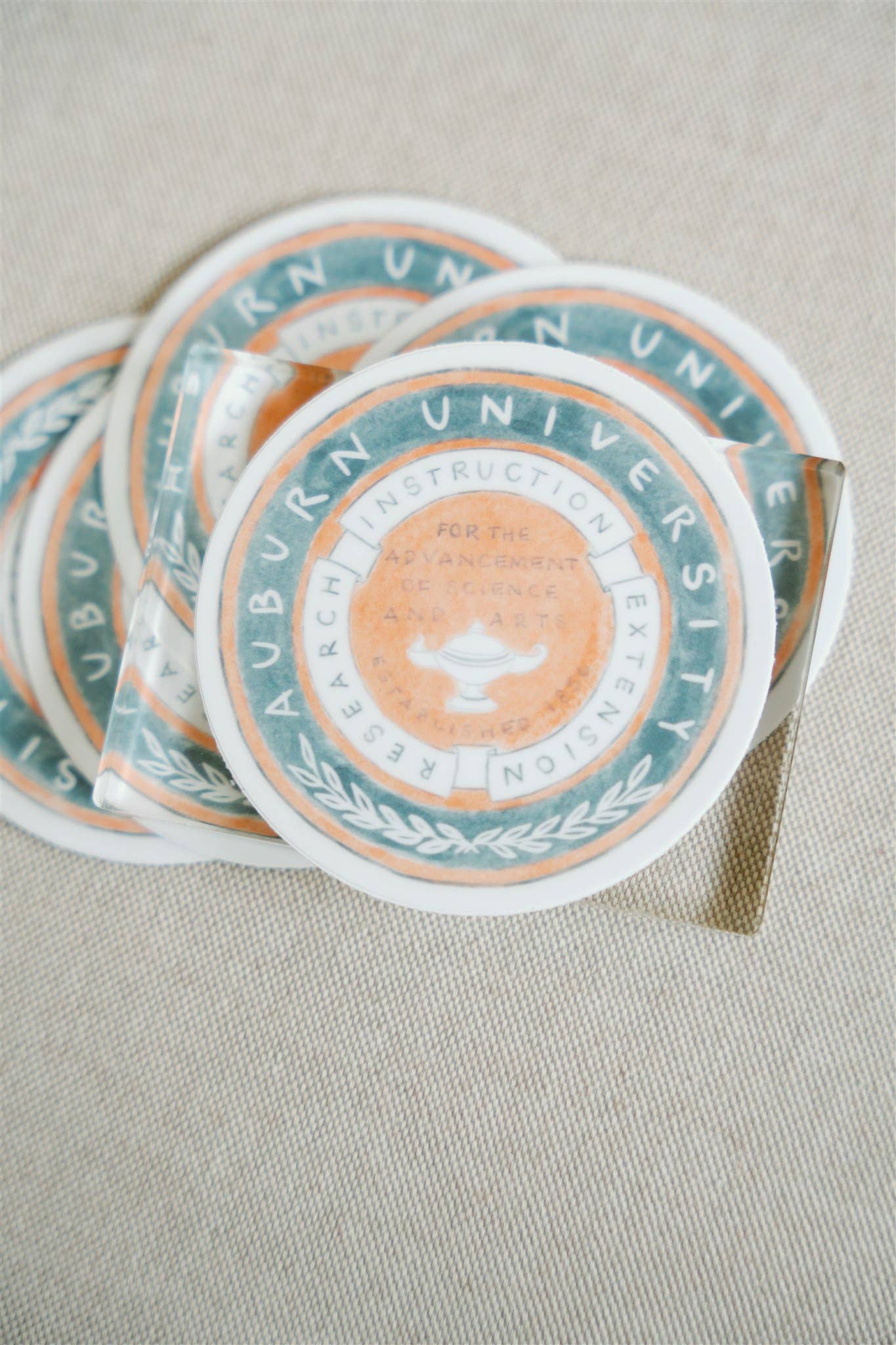Auburn University Seal Sticker, Collegiate, Gameday