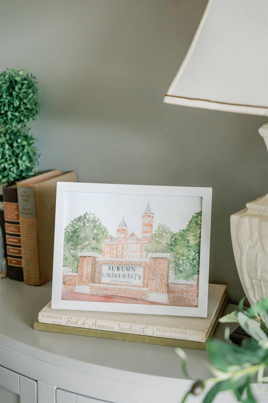 Auburn University Sign Print, Collegiate, Game day