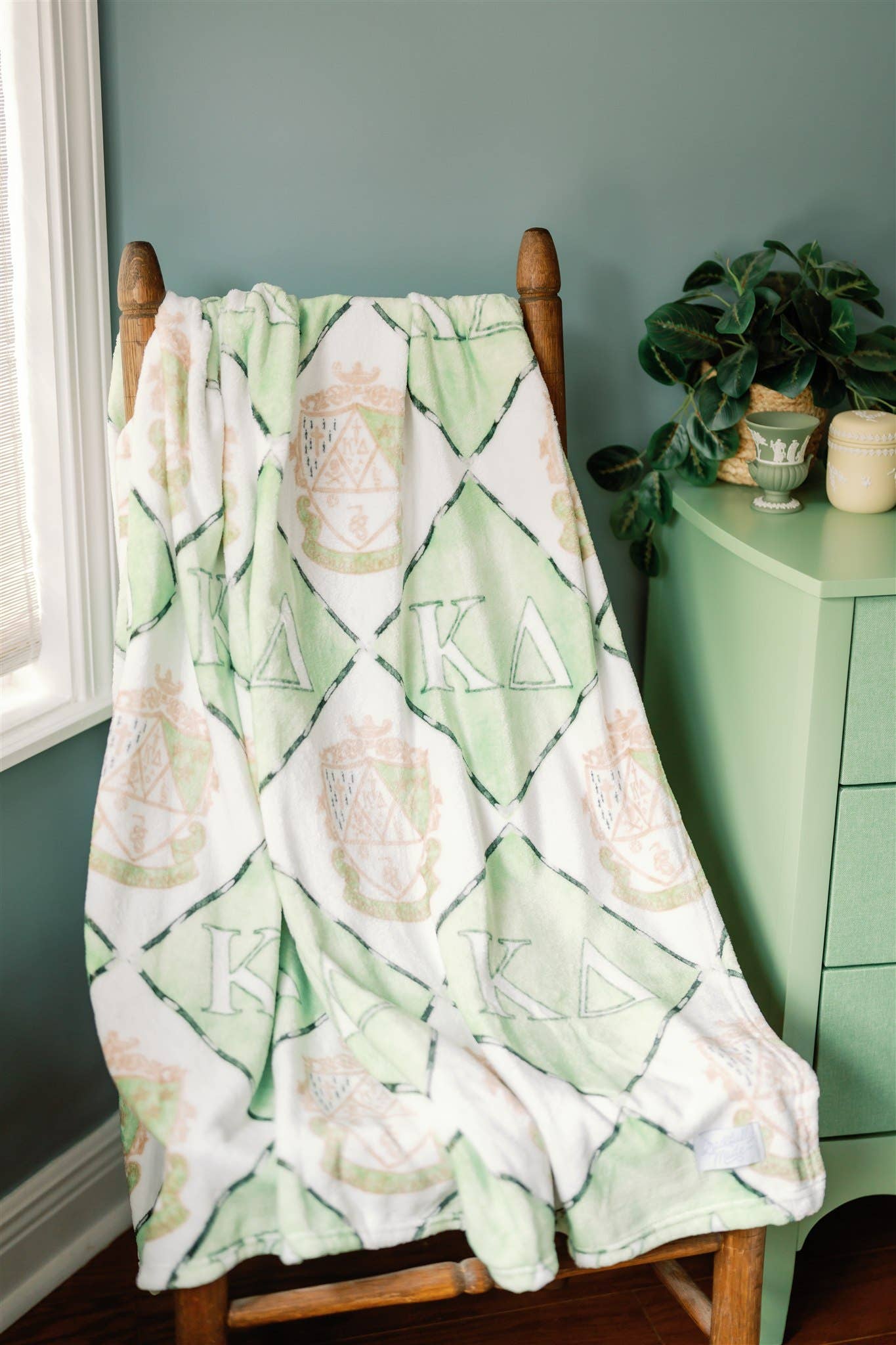 Kappa Delta Flannel Fleece Blanket, Sorority