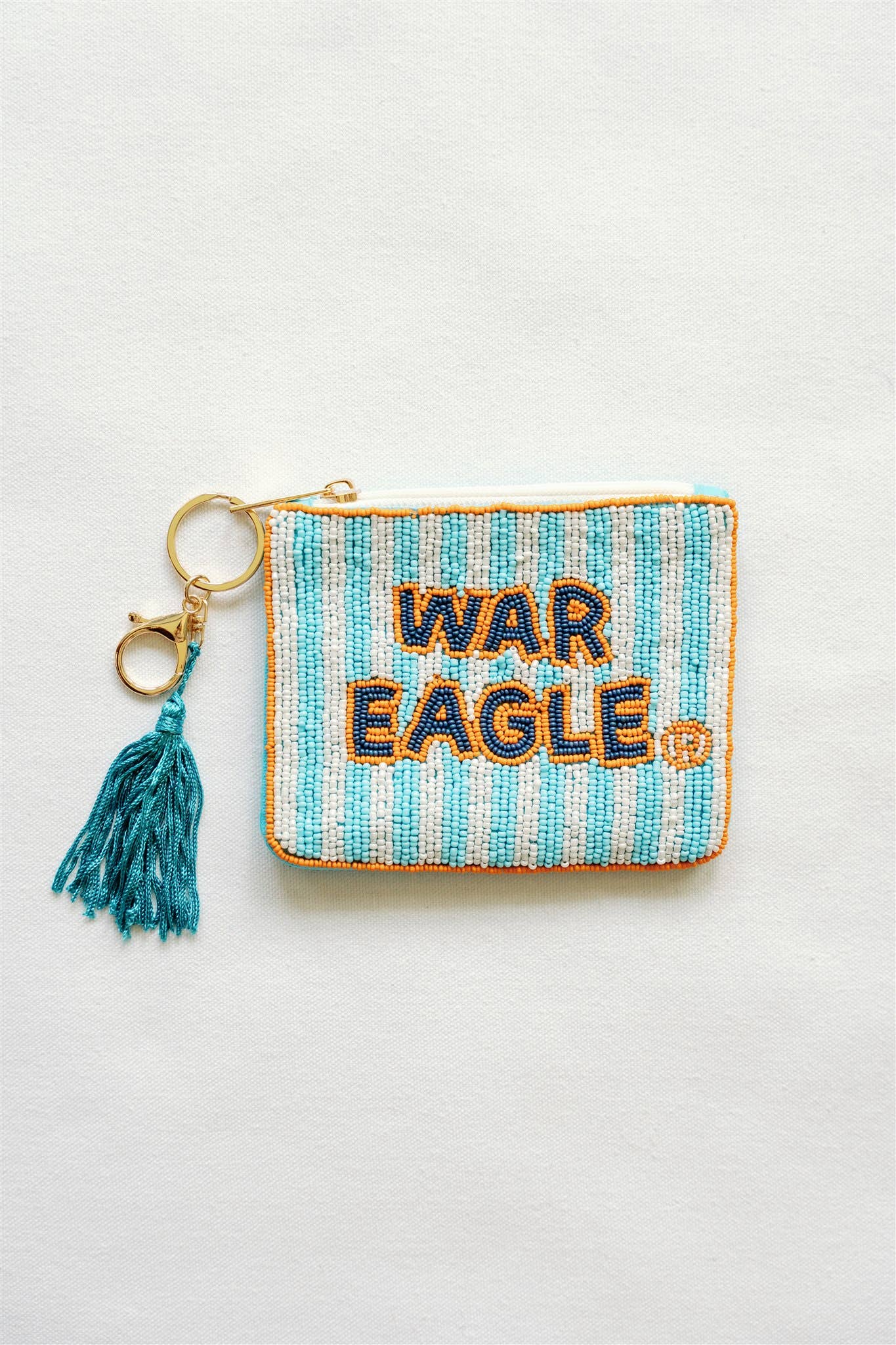 🧡 Gracefully Made Art Auburn Beaded Coin Purse – Officially Licensed