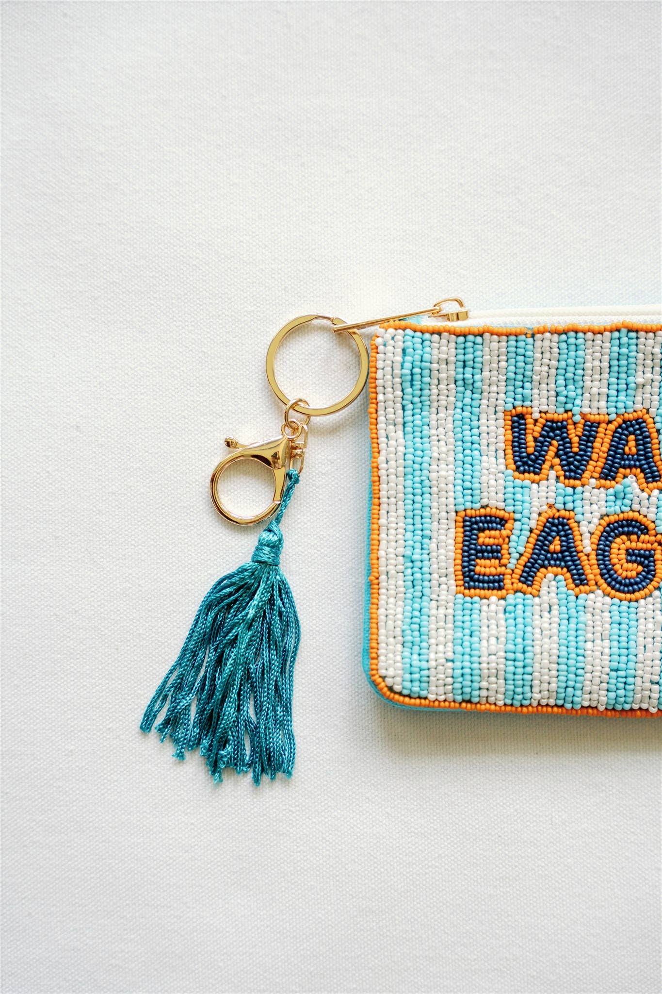 🧡 Gracefully Made Art Auburn Beaded Coin Purse – Officially Licensed