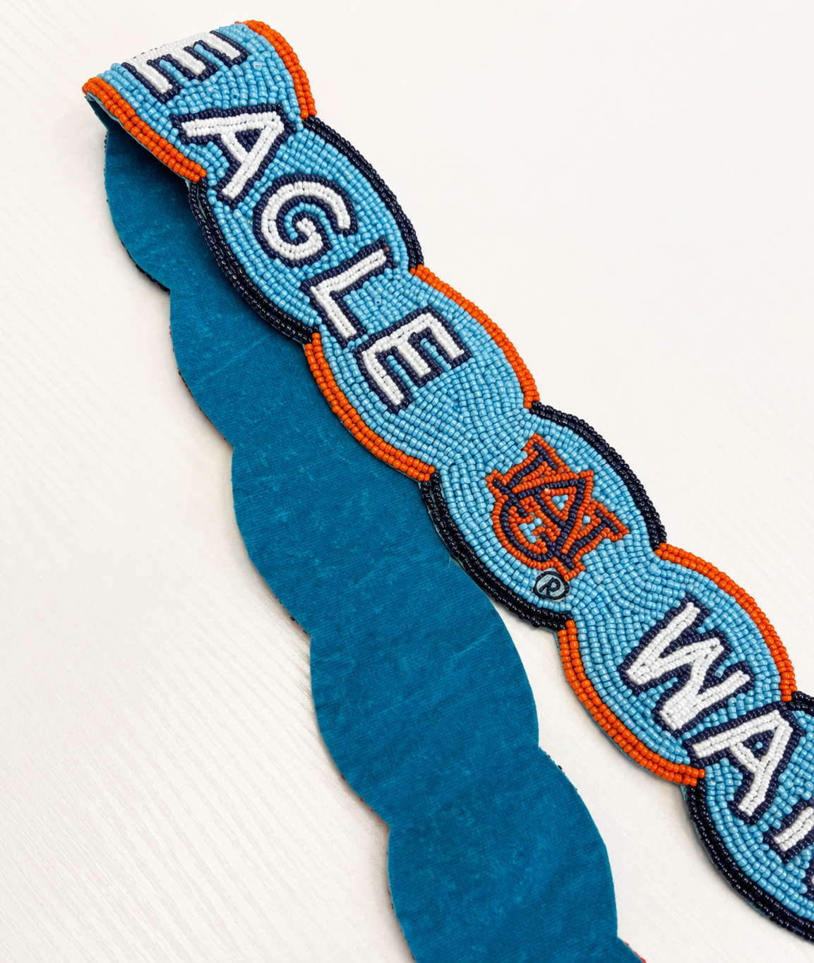 Auburn Fully Beaded Scalloped Purse Strap