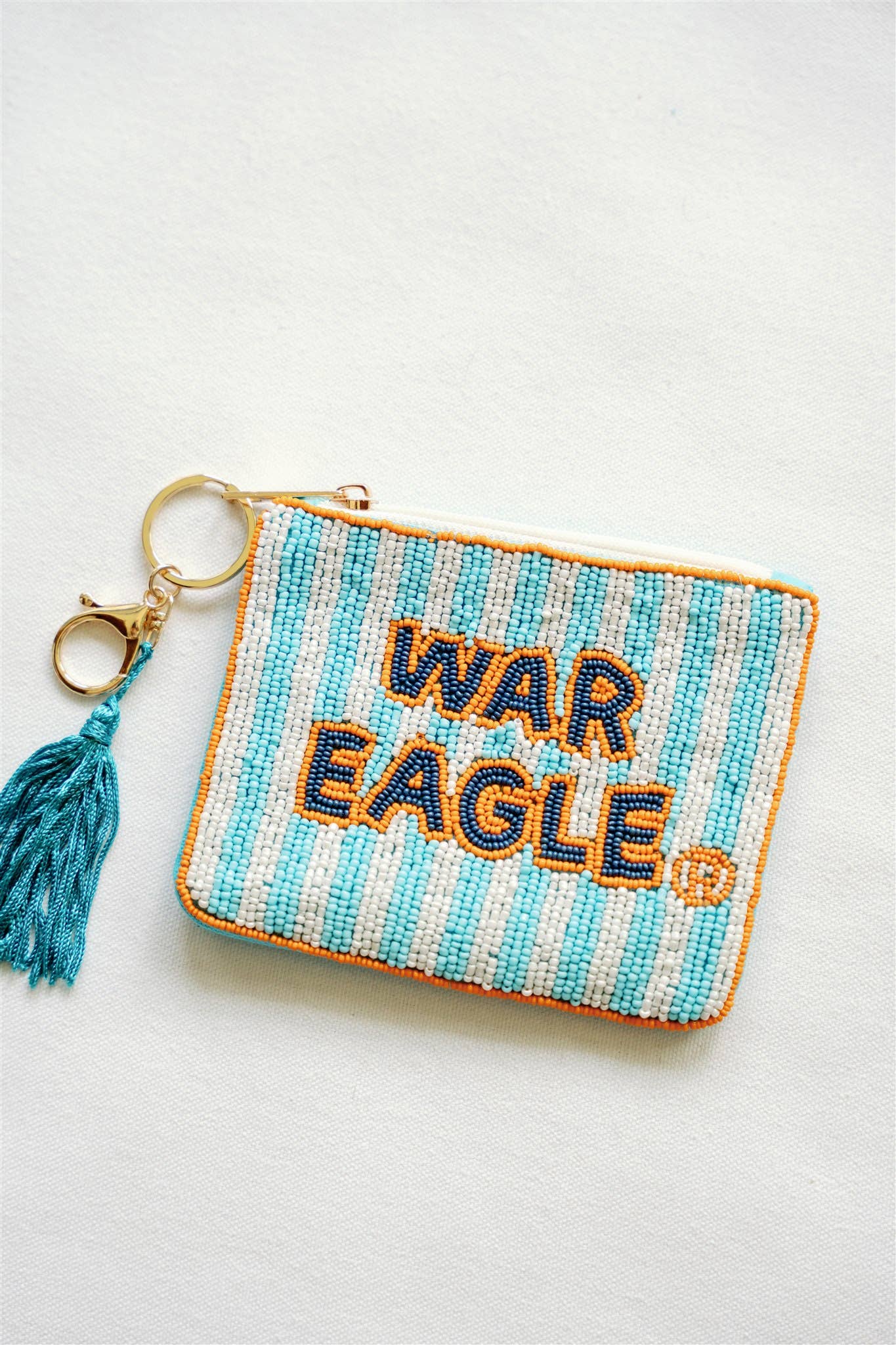 🧡 Gracefully Made Art Auburn Beaded Coin Purse – Officially Licensed
