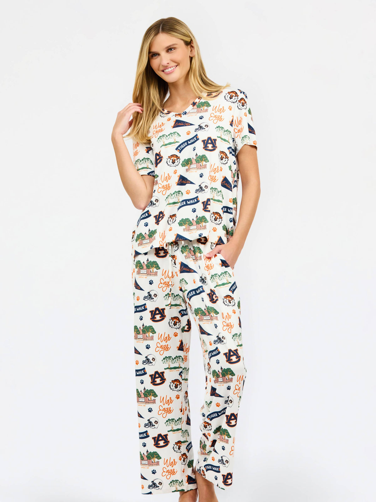 Women's Alli Pajama Pants Set | Auburn