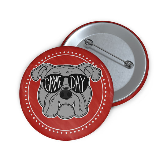 Game Day Bulldog Button 2.25" Button