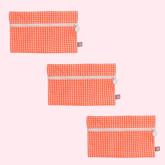 Atomic Orange ~WIPEABLE~ Cosmo Bag (3-Pack)