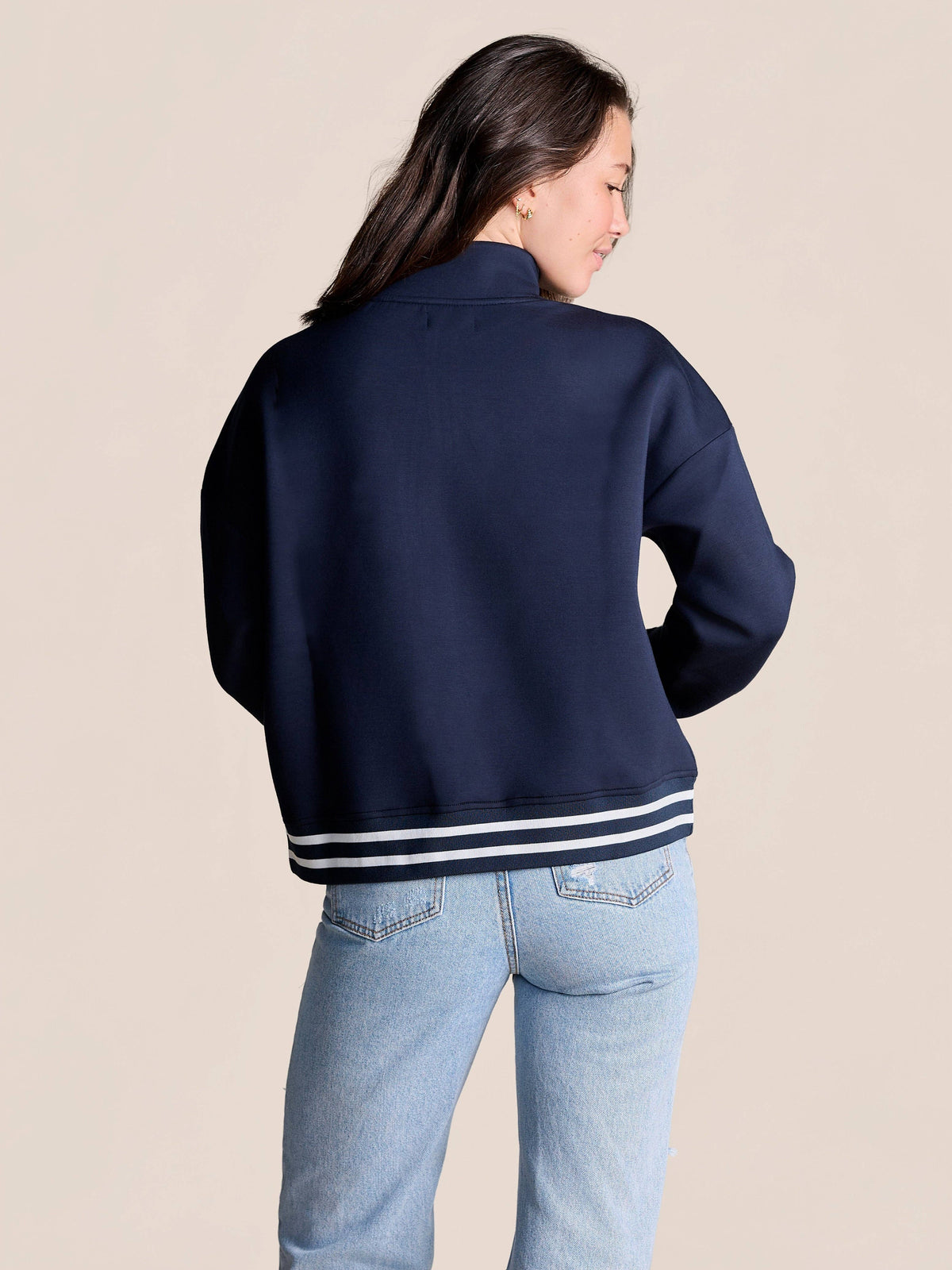 Stewart Simmons Auburn Quarter-Zip Pullover | Collegiate Game Day Style