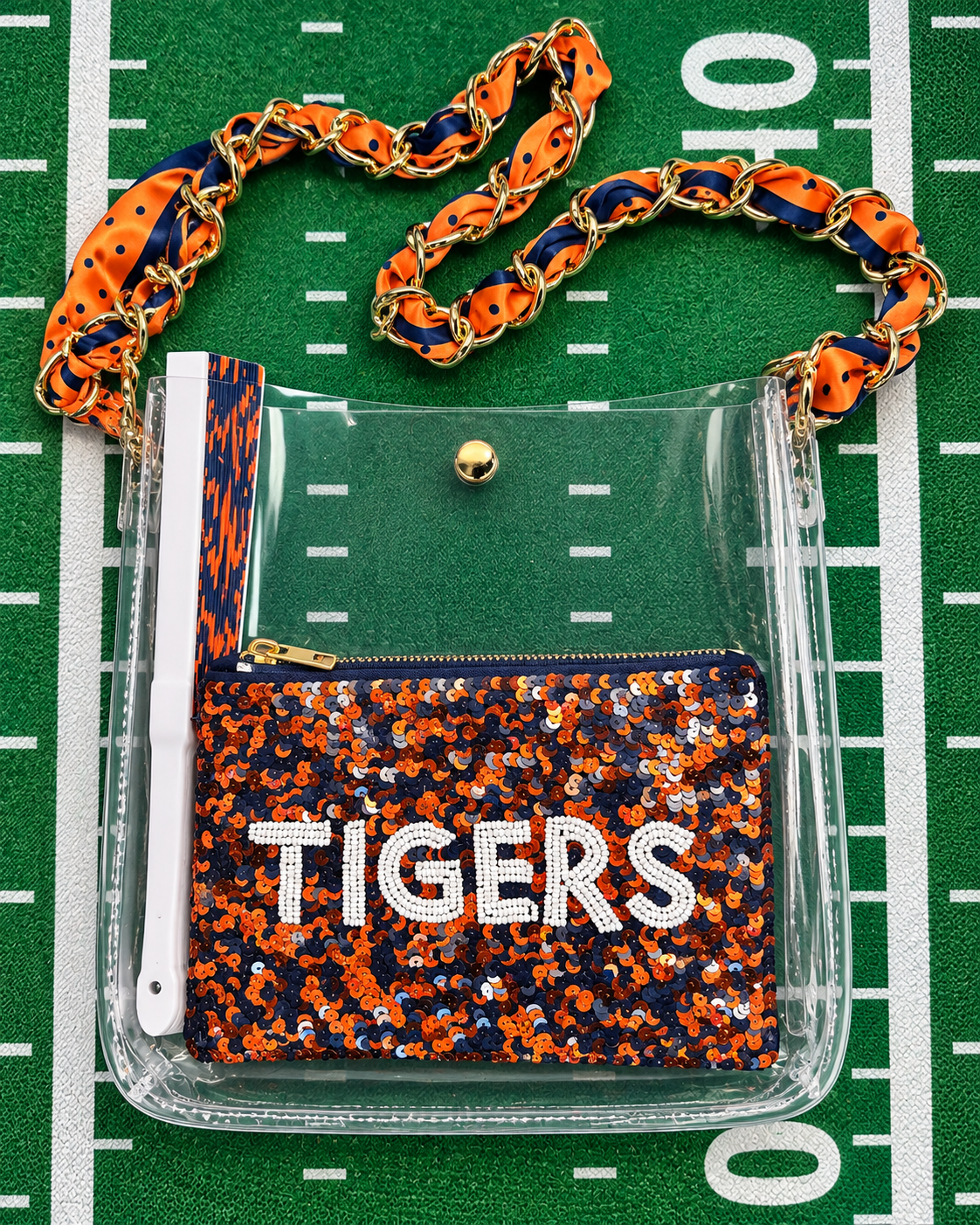 HADLEY Universal Clear Gameday Messenger Bag