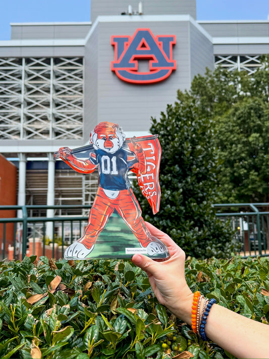 Auburn Aubie Acrylic Stand