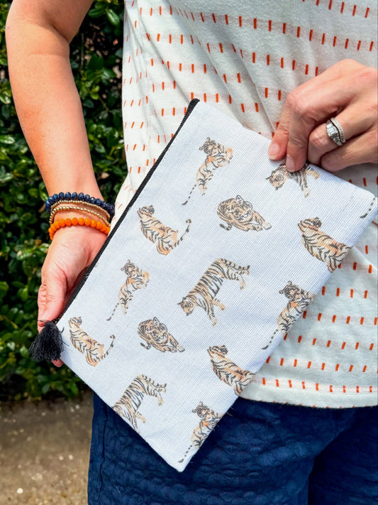 Forever Tiger Juco Cosmetic Bag
