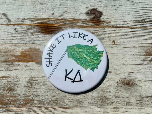 Kappa Delta Greek Shaker Button - 3.00 inch
