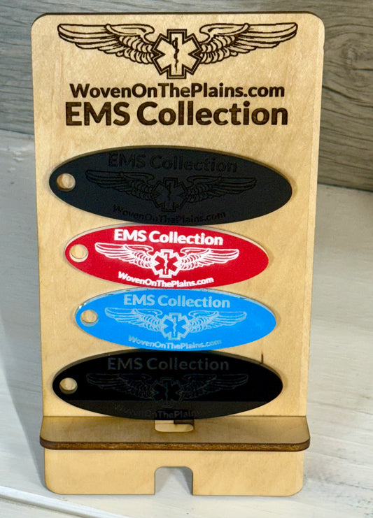 30 Custom Engraved Acrylic Tags or Keychains - EMS Swag - Gifts - Key Chains