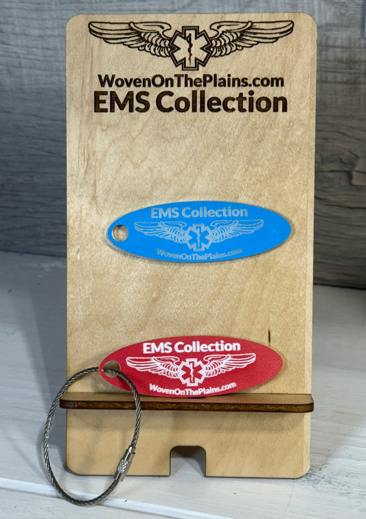 30 Custom Engraved Acrylic Tags or Keychains - EMS Swag - Gifts - Key Chains