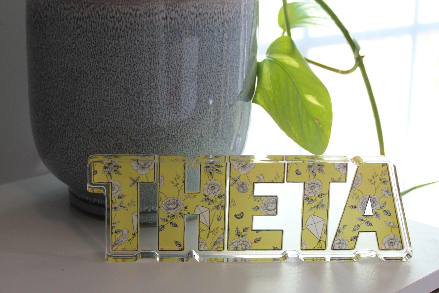 Kappa Alpha Theta Acrylic Shelfie