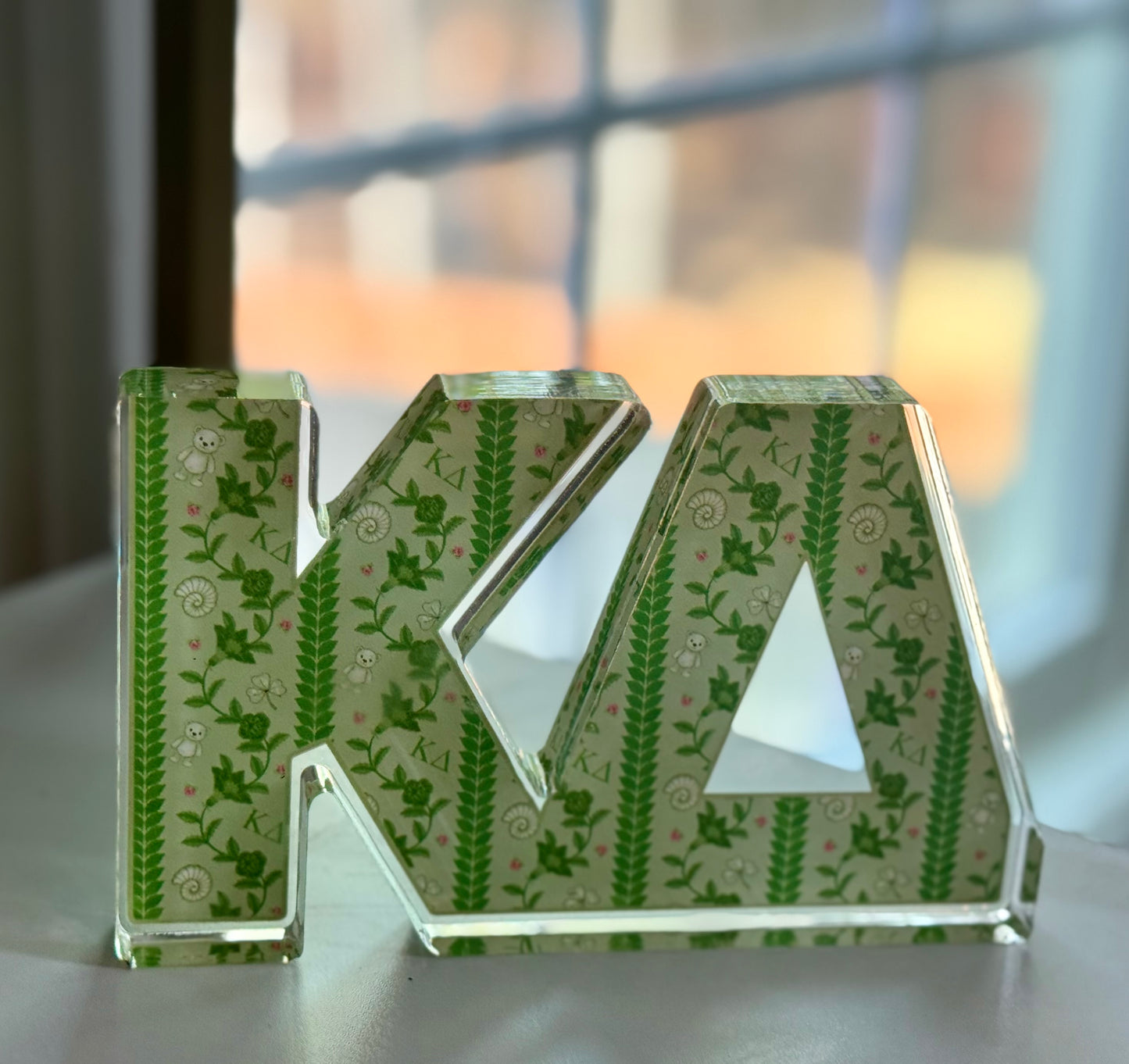 💚 Kappa Delta Acrylic Shelfie