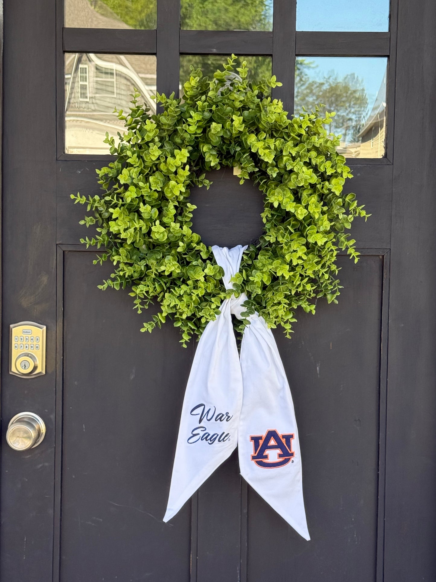 Auburn Logo Embroidered Wreath Sash