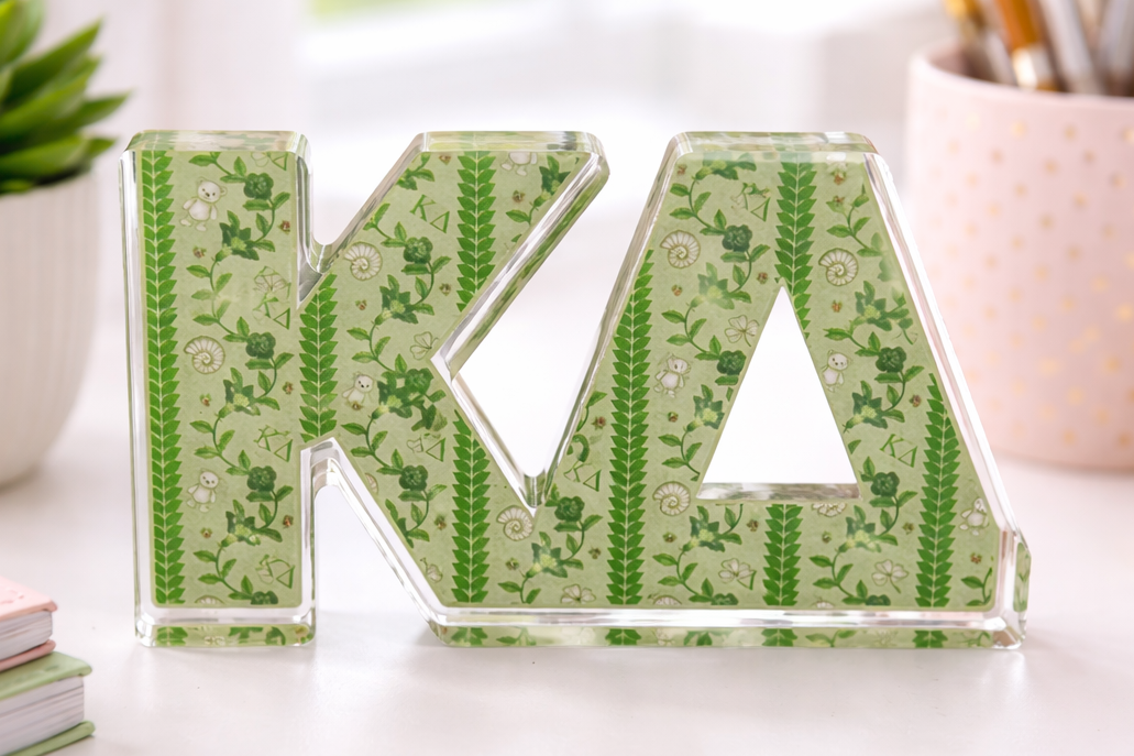 💚 Kappa Delta Acrylic Shelfie