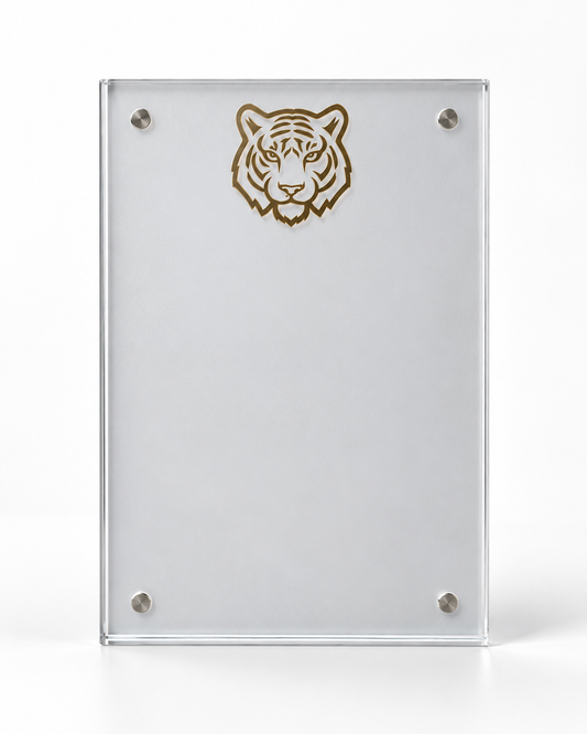 Tiger Vertical Gold 4x6 frame
