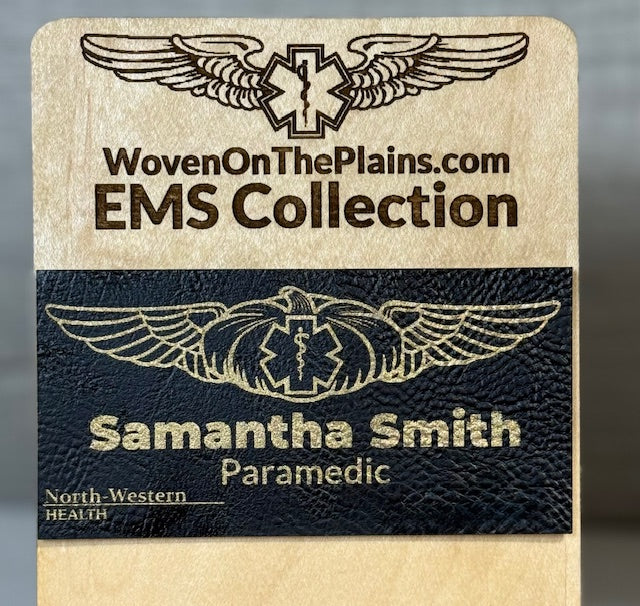 Halloween Themed - Custom EMS Flight Badge Patch for Flight Suit