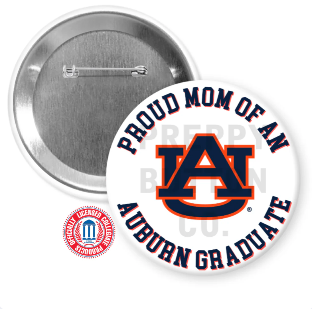 Auburn Graduation Buttons – Officially Licensed