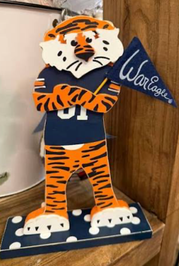Aubie Mascot Wooden Tabletop