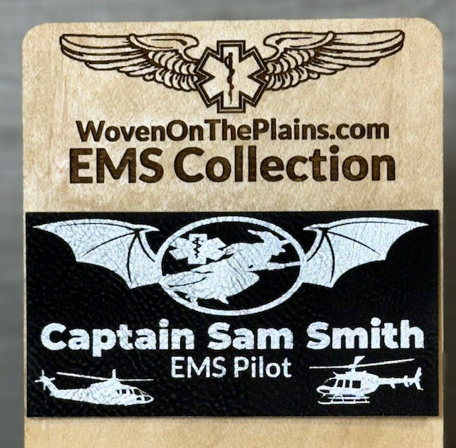 Halloween Themed - Custom EMS Flight Badge Patch for Flight Suit