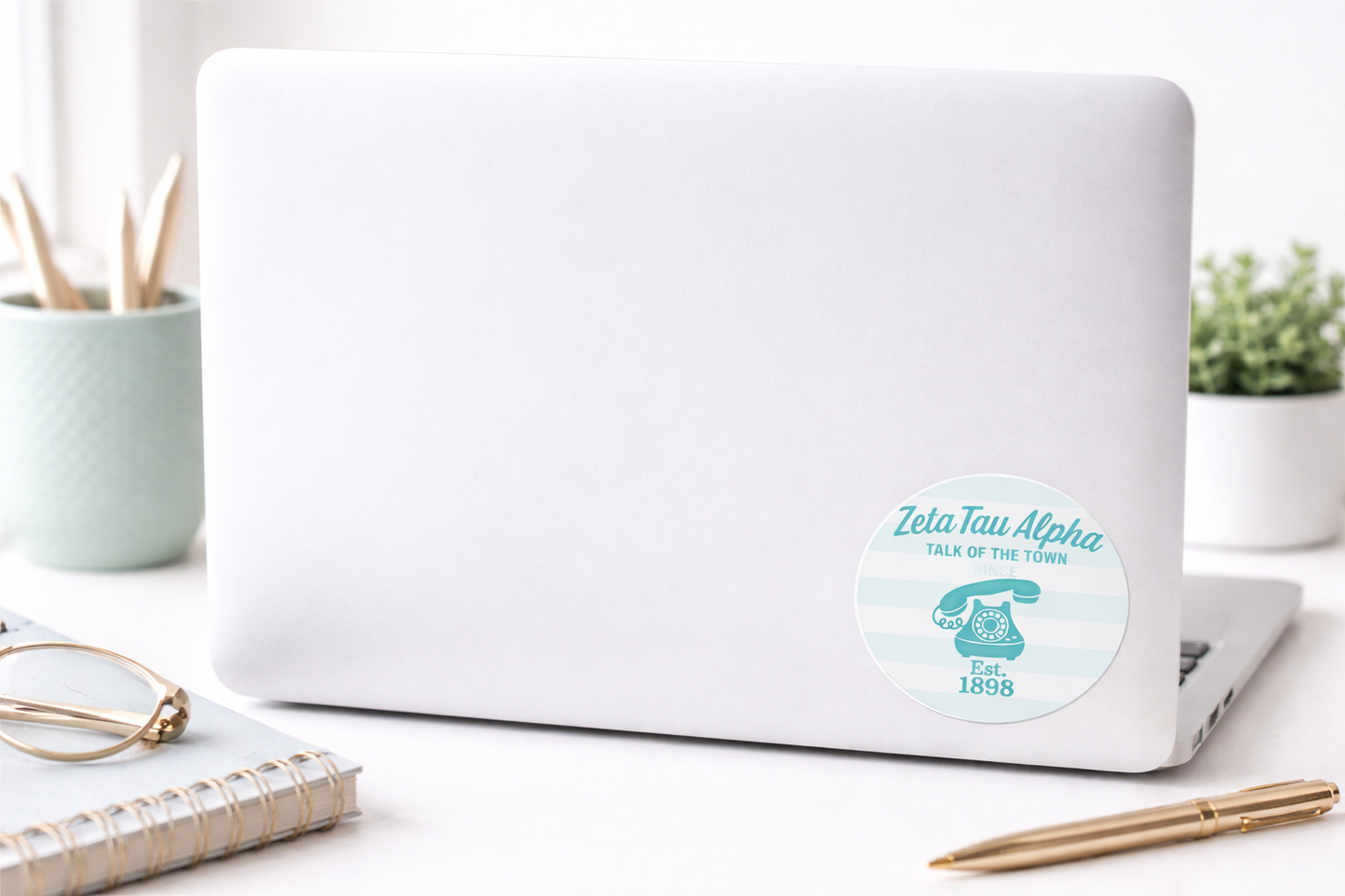 Zeta Tau Alpha 3” Sticker – Retro Sorority Decal | ZTA Gift |