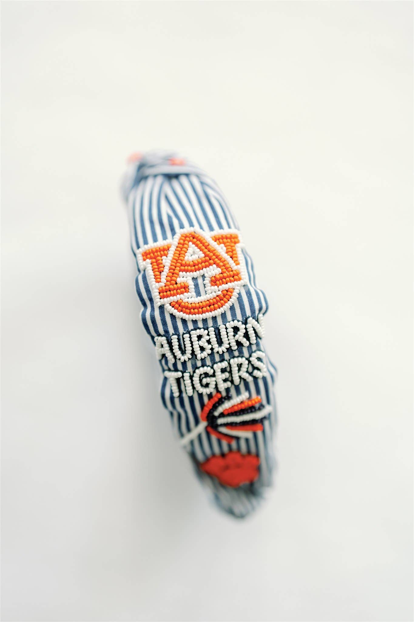 Gracefully Made Art Auburn University Striped Headband