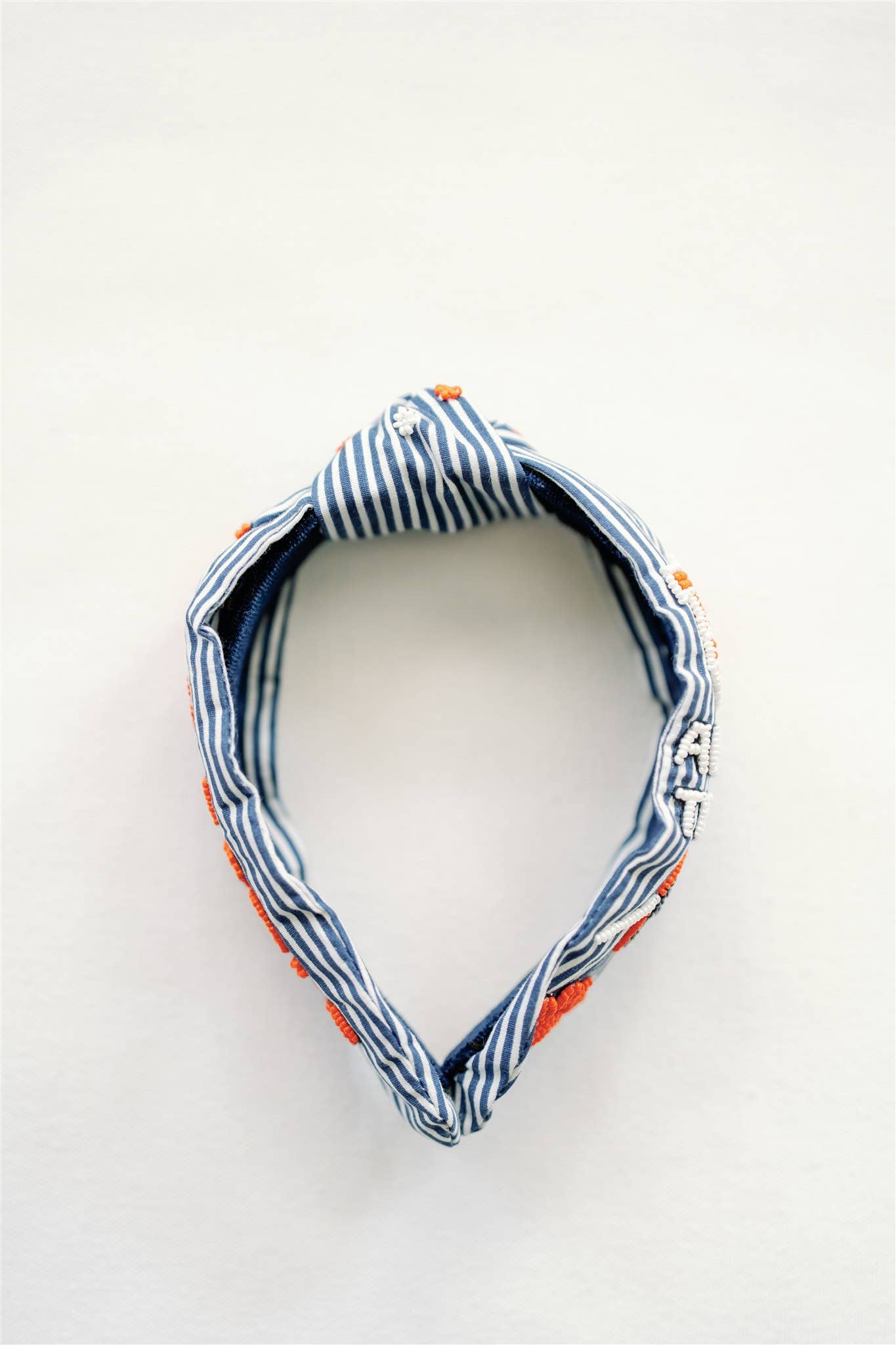 Gracefully Made Art Auburn University Striped Headband