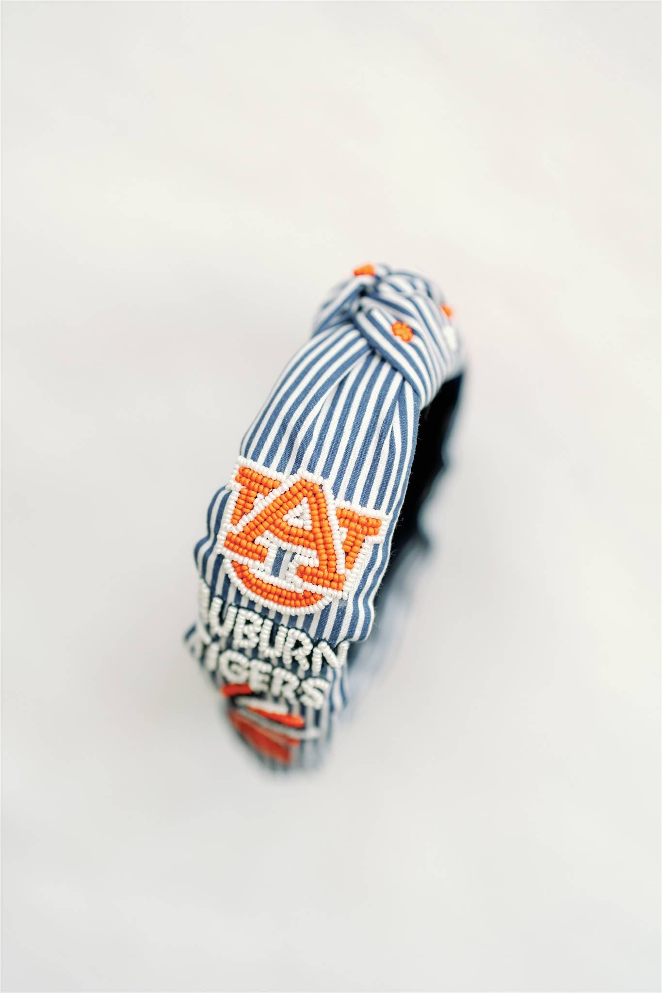 Gracefully Made Art Auburn University Striped Headband